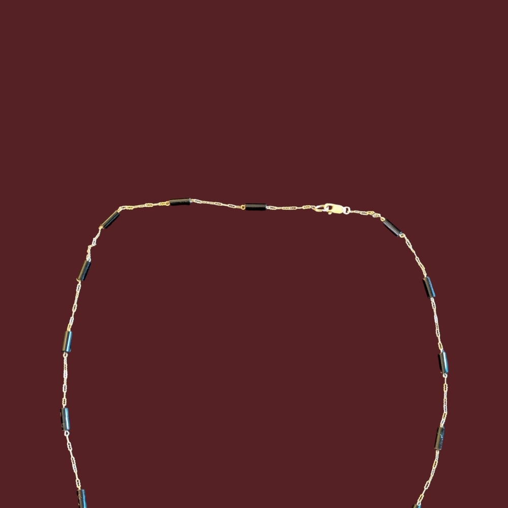 Bernard K. Passman #4 18K Black Coral Seashell Pendant 14K Chain Replaced Clasp - Picture 4 of 13